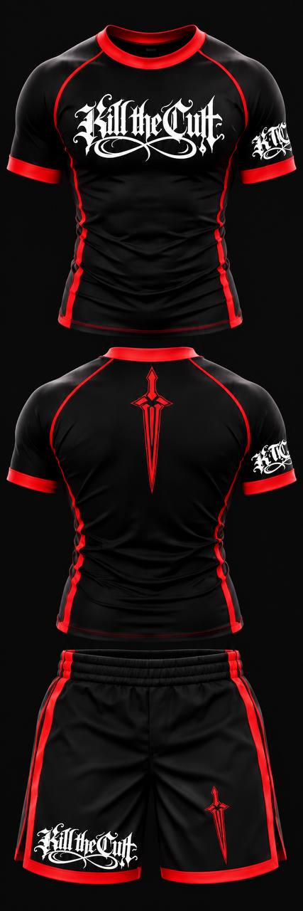 KTC Academy Ranked — Red | Front, Back & Shorts