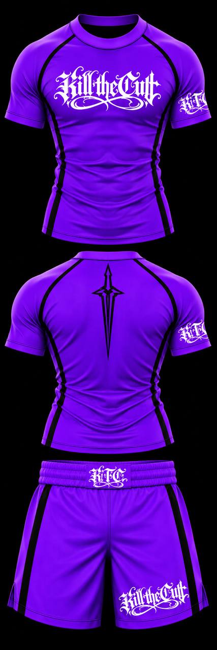 KTC IBJJF Approved — Purple | Front, Back & Shorts