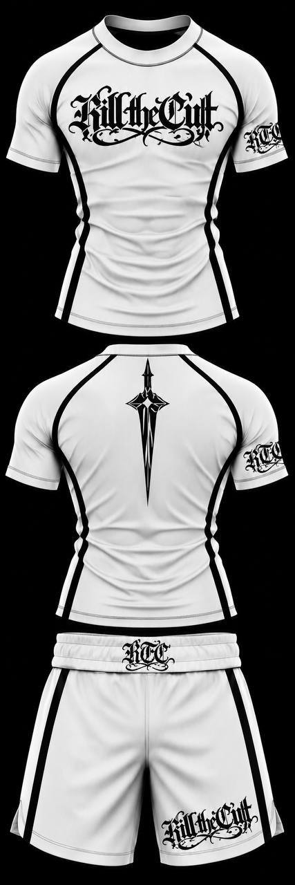KTC IBJJF Approved — White | Front, Back & Shorts