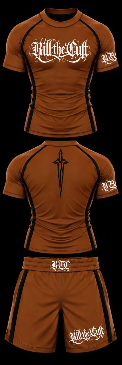 KTC IBJJF Approved — Brown | Front, Back & Shorts