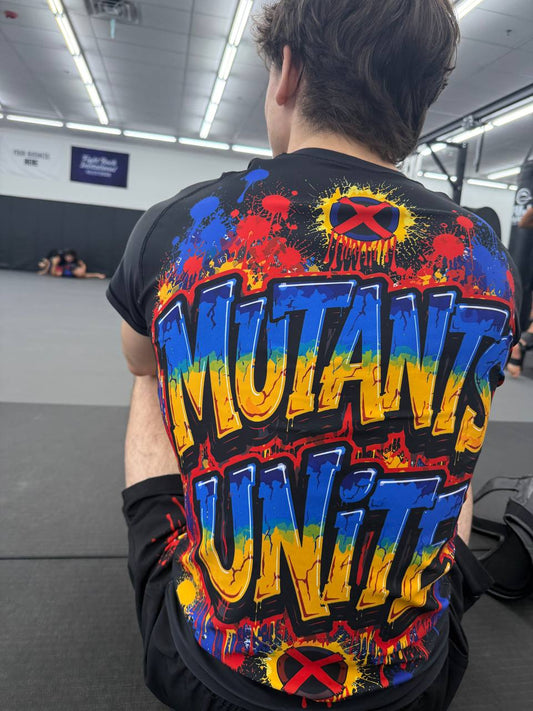 KTC Mutant Series Cyclops — Mutants Unite back design worn at the gym