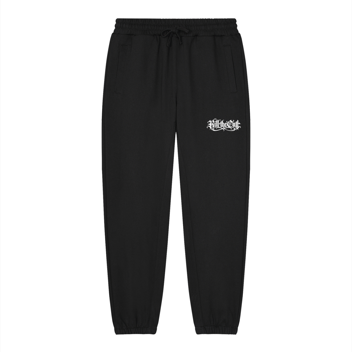 Kill The Cult Old English Loose Fit Tapered Joggers