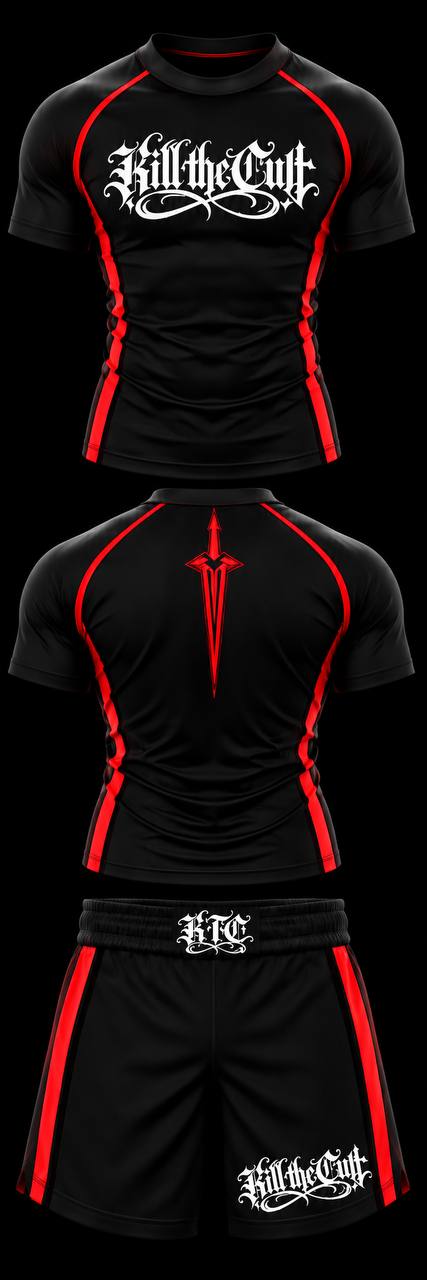 KTC IBJJF Approved — Red | Front, Back & Shorts
